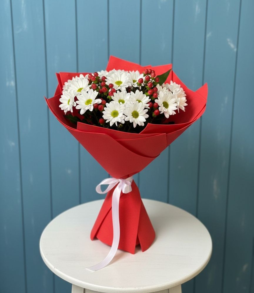 Букет цветов из: Хризантемы в Черкизово