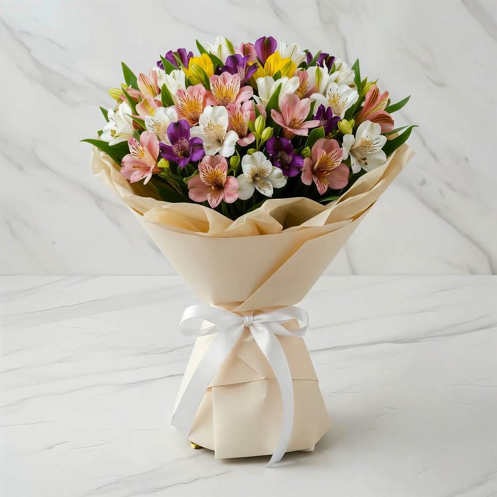 Букет цветов из: Альстромерии в Черкизово