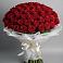 Букет 101 Красная роза Блэк Мэджик в Черкизово