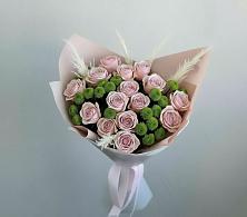 Букет цветов из:  Розы и Хризантемы в Черкизово