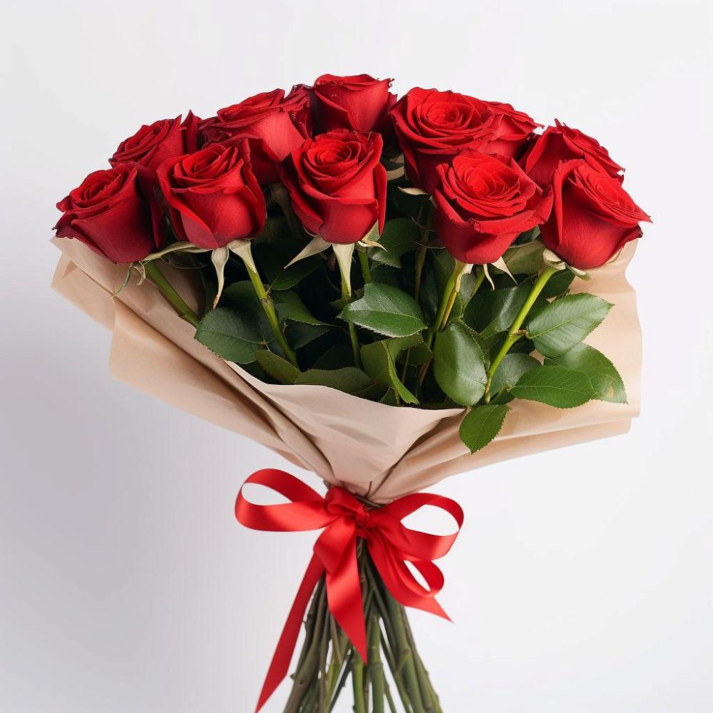 Букет 11 Красных роз Эдлесс Лав в Черкизово