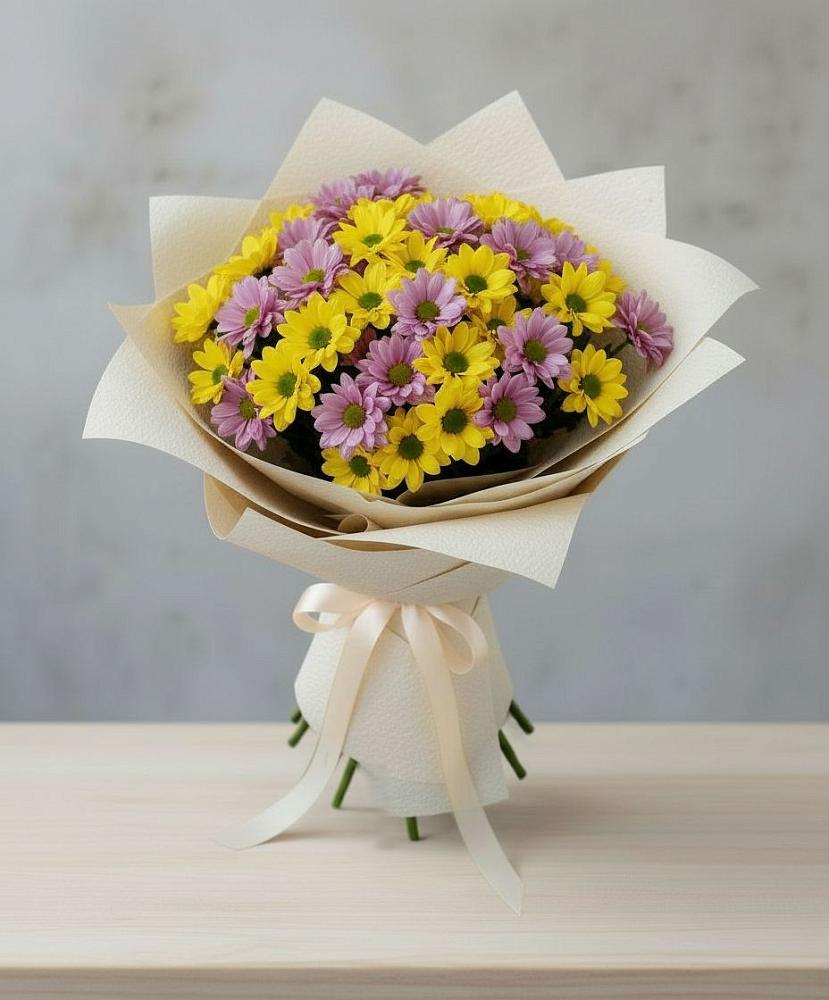 Букет цветов из: Хризантемы в Черкизово